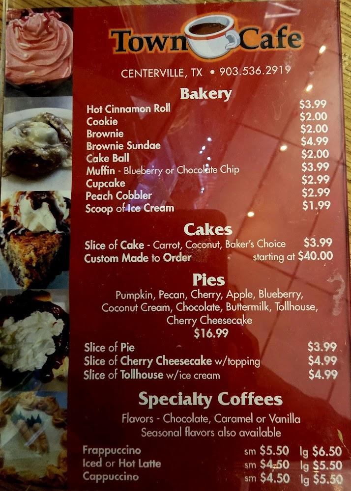 Town Cafe Menu image 2