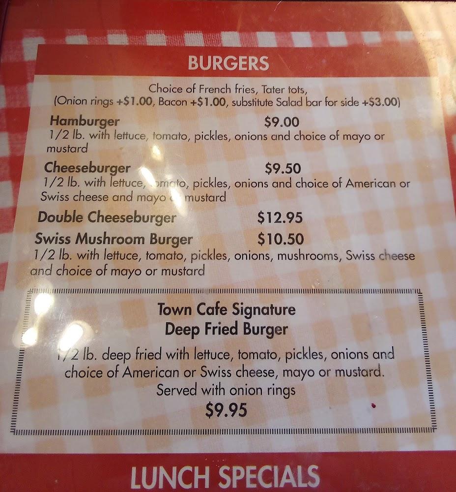 Town Cafe Menu image 4